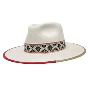 Azteca Wide Flat Brim Hat