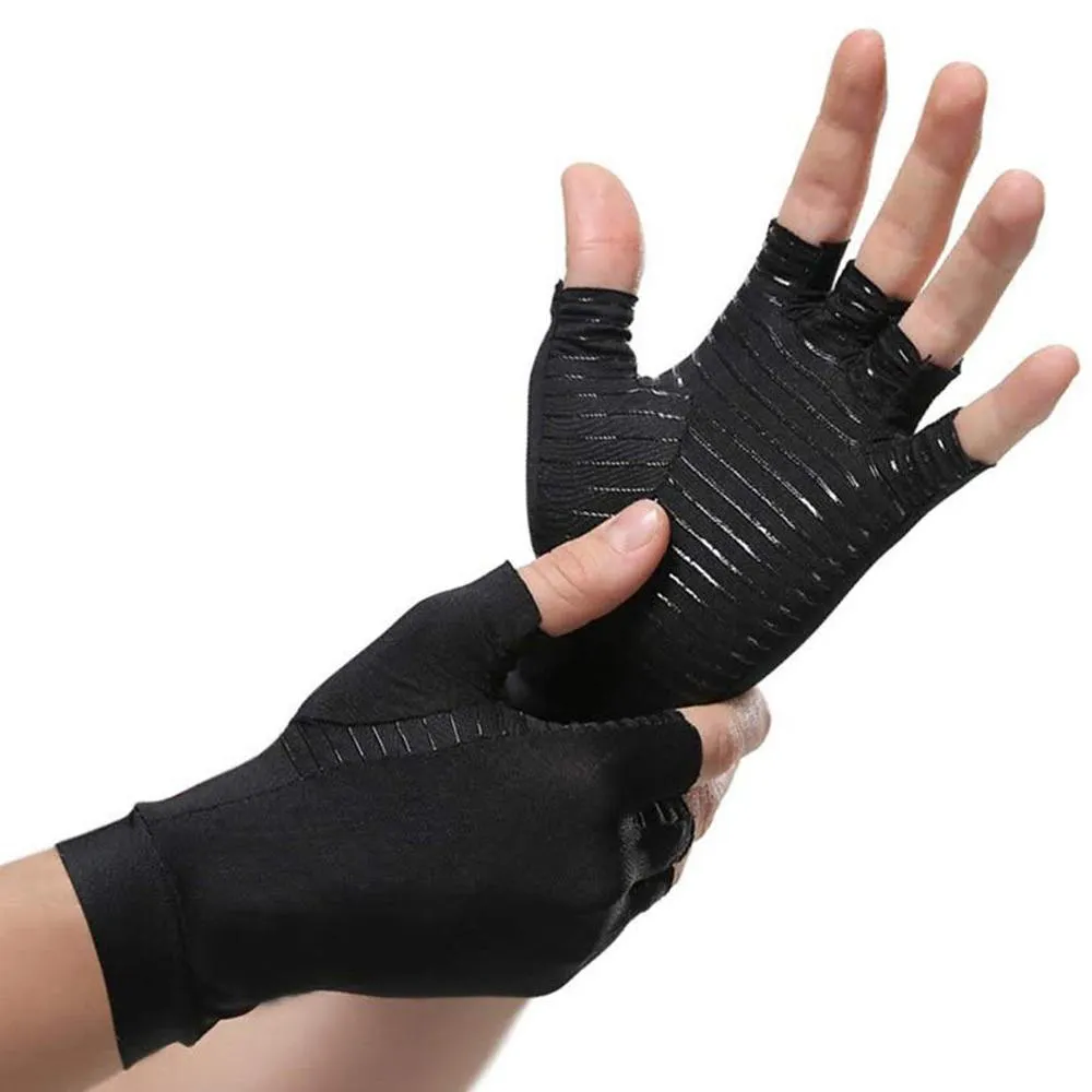 Copper Infused Therapeutic Compression Gloves For Men And Women