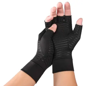 Copper Infused Therapeutic Compression Gloves For Men And Women