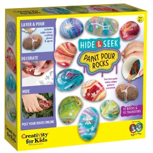 Creativity for Kids 6262 Hide & Seek Paint Pour Rocks