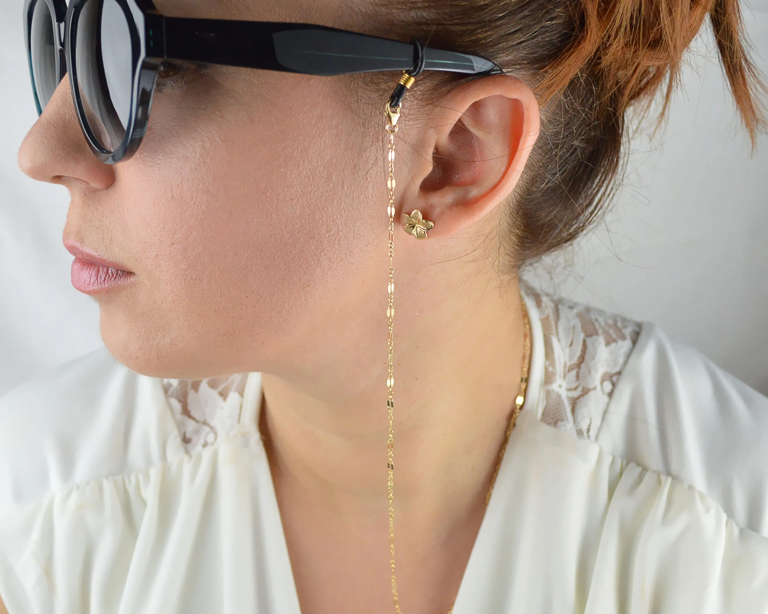 Dainty Gold Filled Sunglasses Chain