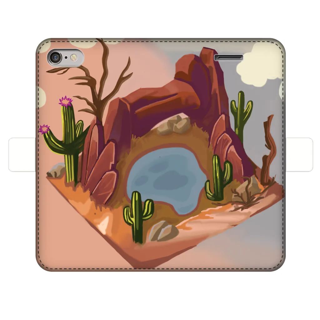 Desert Rocks Fully Printed Wallet Cases