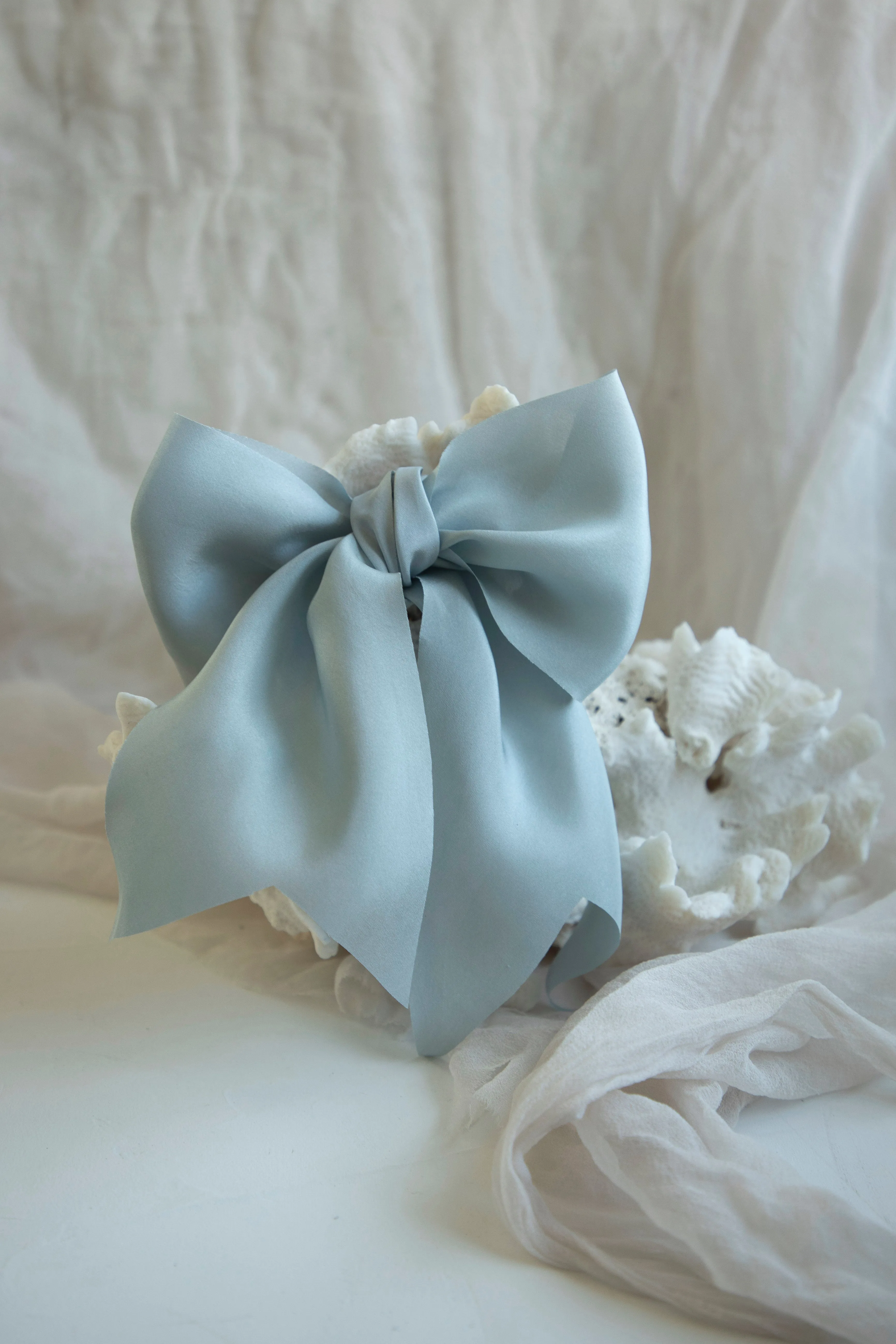 French Blue Silk Ribbon