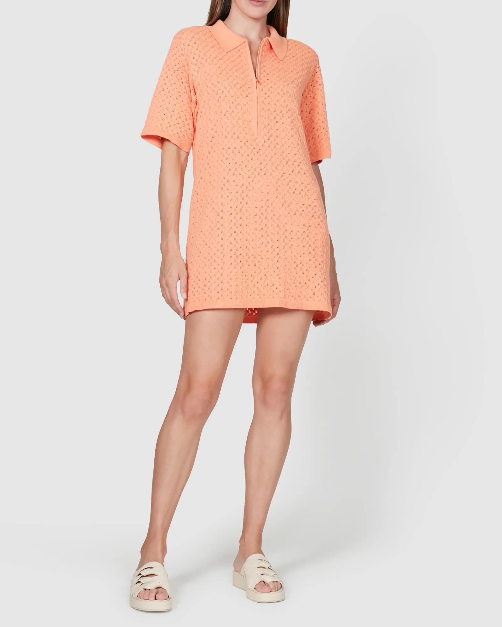 Marseille Dress - Coral