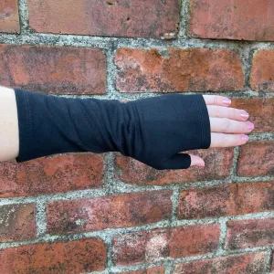 Merino Wool Gloves - Pure Black