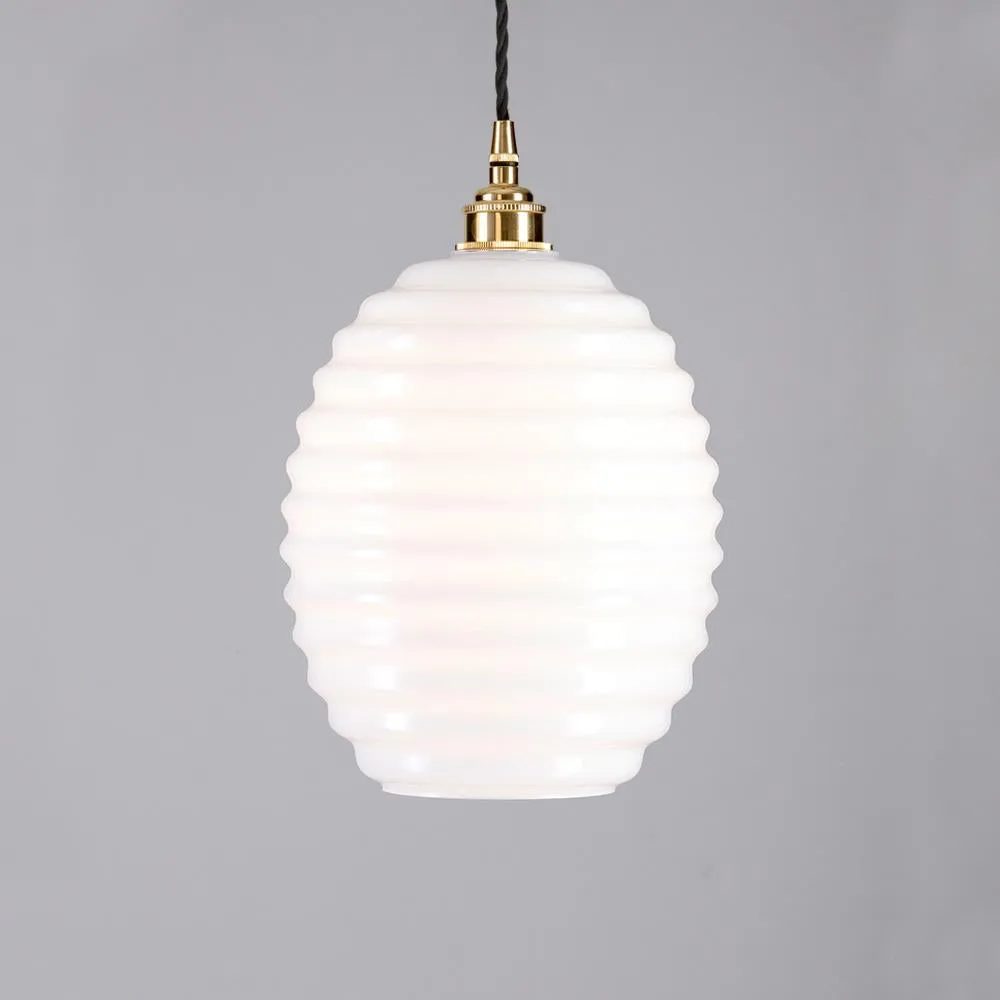 Old School Electric Beehive Pendant Light