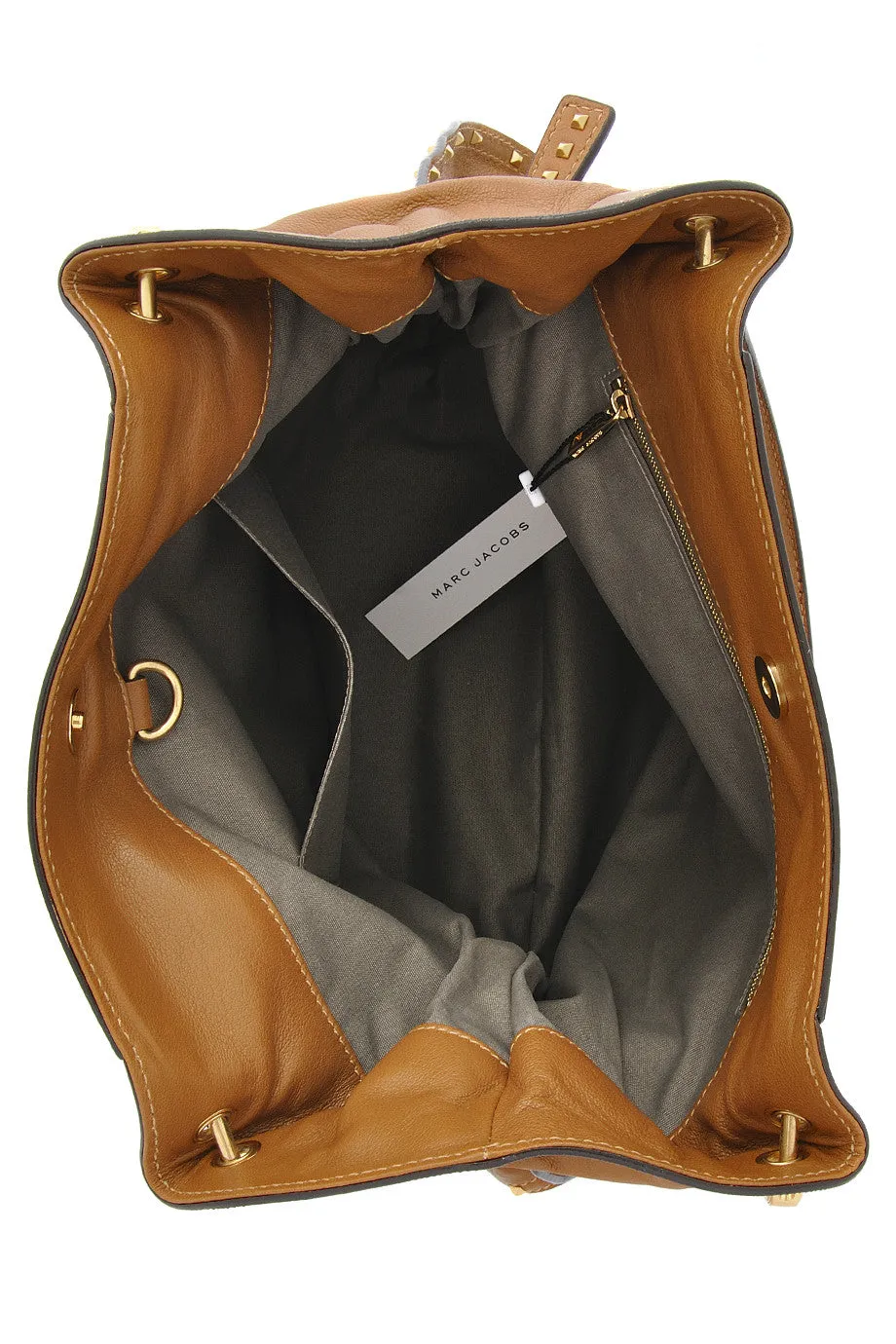 PARADISE Camel Leather Tote