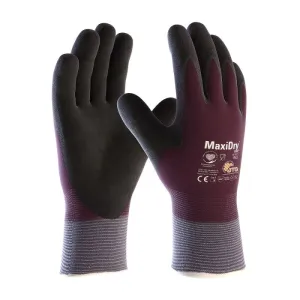 PIP ATG 56-451 MaxiDry Zero, Seamless Knit ATG Nylon Glove with Thermal Lining, Purple, 1 Pair