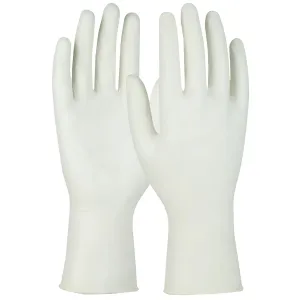 QRP Q124XL Single Use Class 10 Cleanroom Nitrile Glove with Finger Textured Grip - 12"