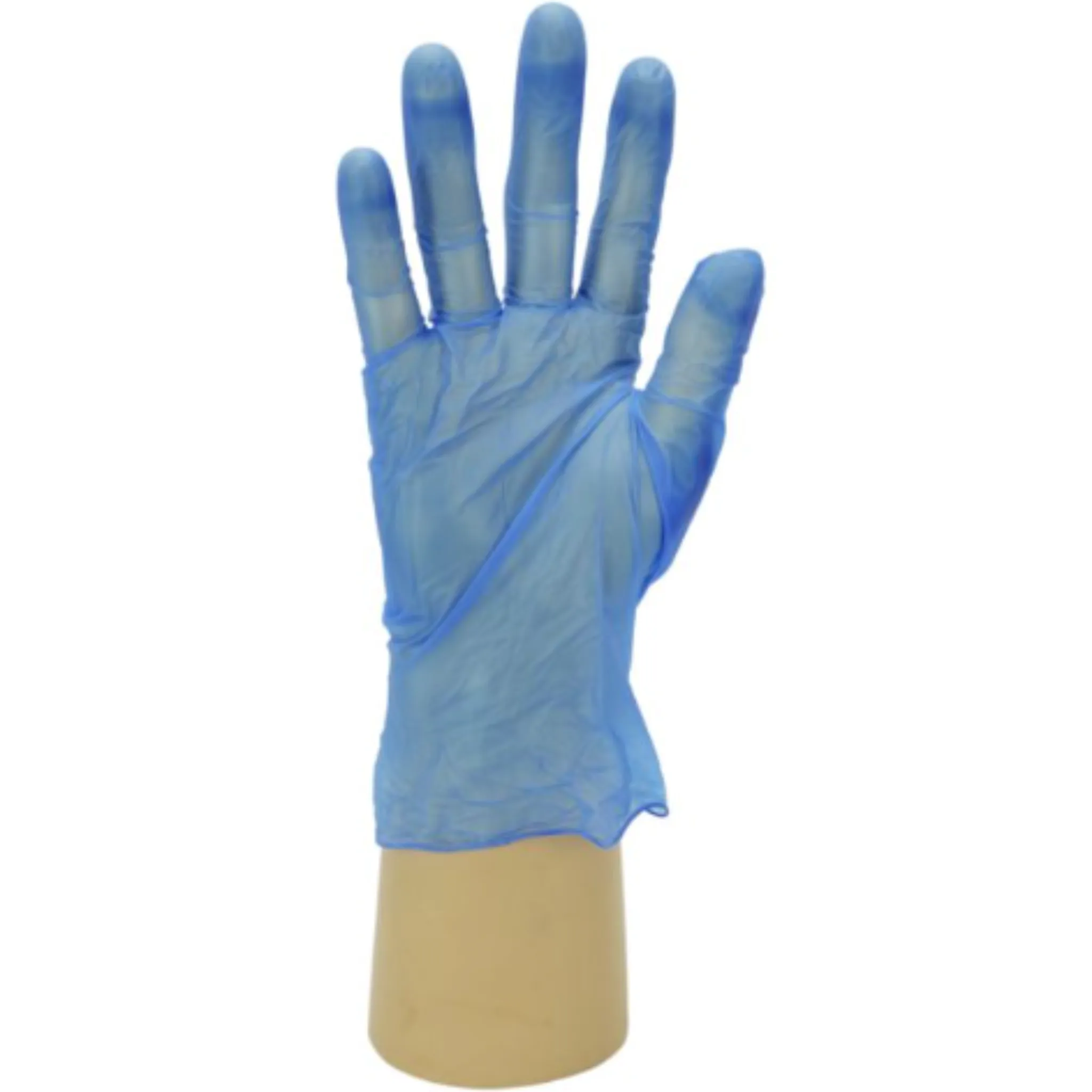 Shield Powdered Disposable Blue Vinyl Gloves GD11