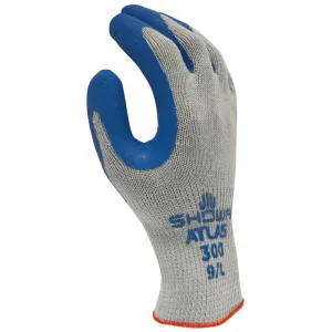 SHOWA ATLAS 300 300L-09 General Purpose Glove, Gray, Large, Box of 12