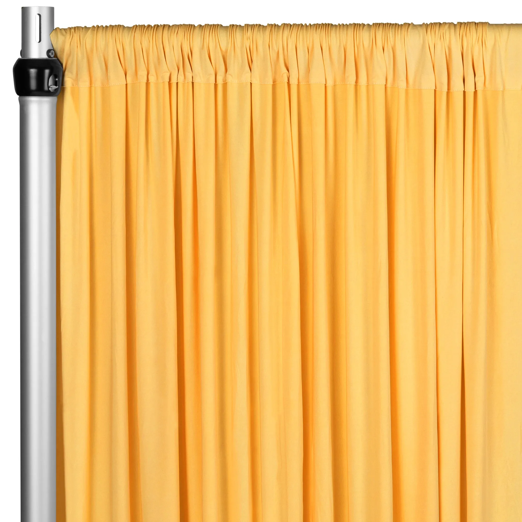 Spandex 4-way Stretch Backdrop Drape Curtain 16ft H x 60" W - Canary Yellow