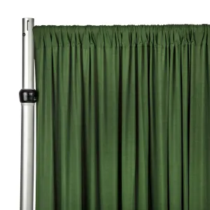 Spandex 4-way Stretch Backdrop Drape Curtain 16ft H x 60" W - Willow Green