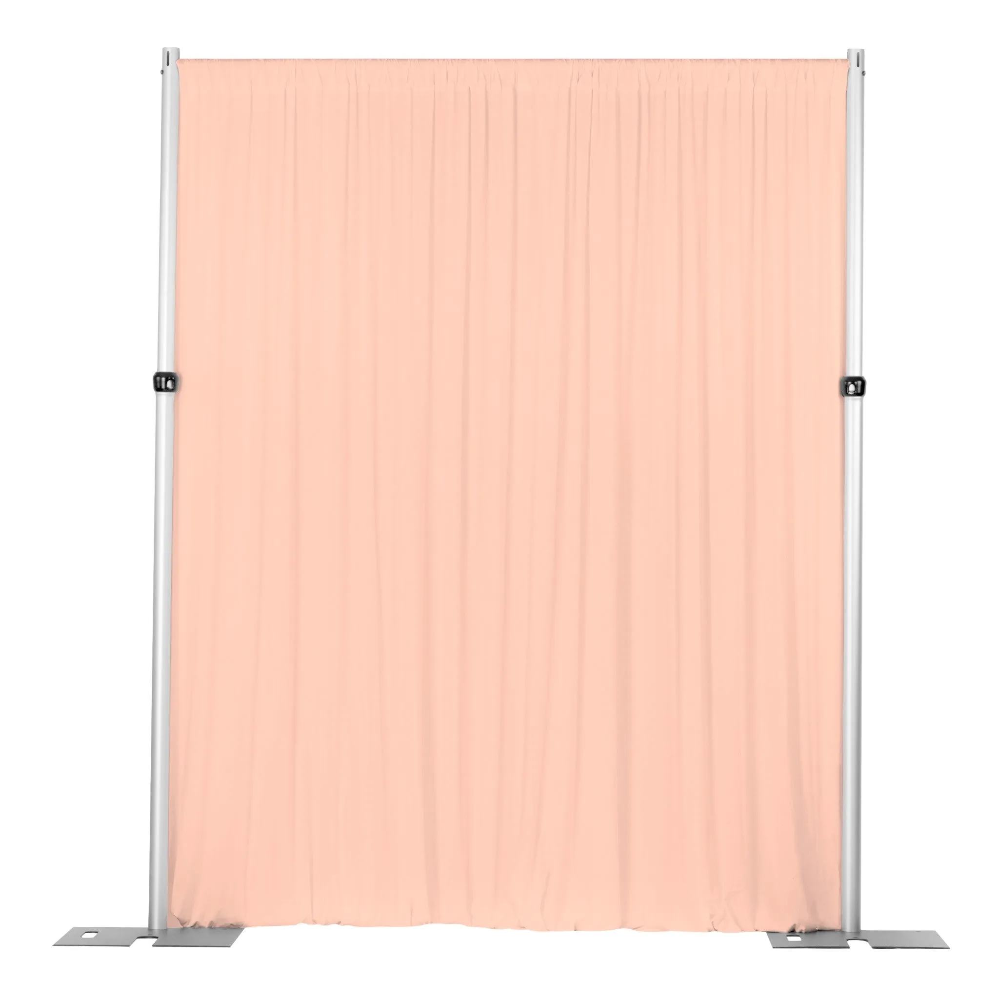 Spandex 4-way Stretch Drape Curtain 10ft H x 60" W - Blush/Rose Gold