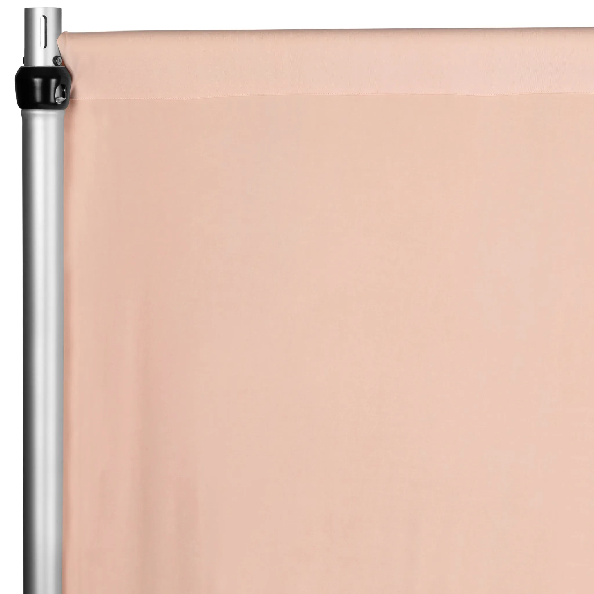 Spandex 4-way Stretch Drape Curtain 10ft H x 60" W - Blush/Rose Gold