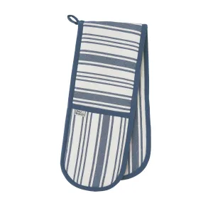 Ulster Weavers Denim Stripe Double Oven Glove One Size in Blue